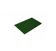 Плоский лист 0,45 PE-Double с пленкой RAL 6005 зеленый мох