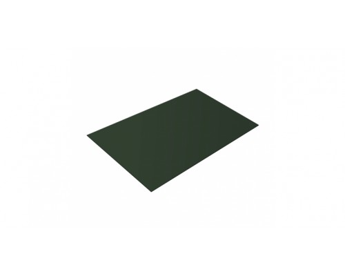 Плоский лист 0,5 Velur20 с пленкой RAL 6020 хромовая зелень
