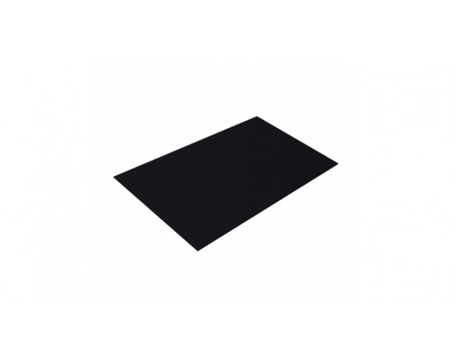 Плоский лист 0,45 Drap с пленкой RAL 9005 черный