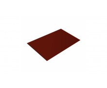 Плоский лист 0,5 GreenCoat Pural Matt с пленкой RR 29 красный (RAL 3009 оксидно-красный)