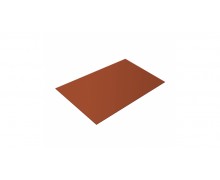 Плоский лист 0,5 GreenCoat Pural с пленкой RR 750 кирпично-красный (RAL 8004 терракота)