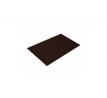 Плоский лист 0,35 PE с пленкой RAL 8017 шоколад