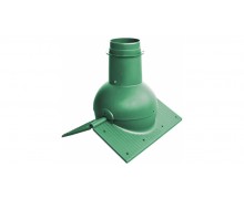 Коньковый элемент Pipe-Cone зеленый