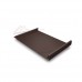 Простой вертикальный паз (гладкий) 0,5 GreenCoat Pural с пленкой на замках RR 887 шоколадно-коричневый (RAL 8017 шоколад).