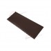Простой вертикальный паз (мини) на замках 0,45 PE с пленкой на замках RAL 8017 шоколад.
