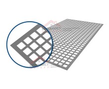 Перфорированный лист нержавеющий AISI 304 Qg 5,0-8,0 1,5x1000x2000мм