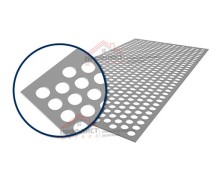 Перфорированный лист нержавеющий AISI 304 Rv 10,0-15,0 3x1000x2000мм