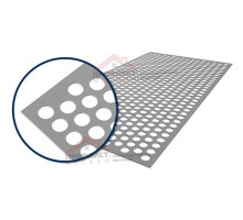 Перфорированный лист нержавеющий AISI 304 Rv 10,0-15,0 3x1000x2000мм