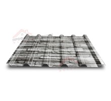 Профнастил МП35-0.5, Ширина-1035, ECOSTEEL Белый Плитняк