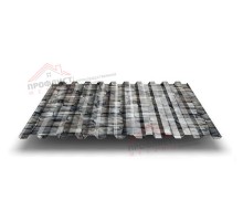 Профнастил C21-0.5, Ширина-1000, ECOSTEEL БелыйКамень