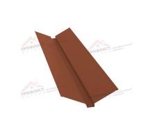 Планка ендовы верхней 115х30х115 0,5 Quarzit с пленкой