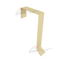 Планка торцевая фальц 60х97 0,5 Satin Мatt