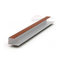 J-Профиль 12мм 0,5 Velur окрашенный