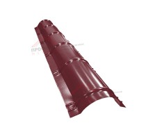 Планка конька полукруглого 0,5 Satin с пленкой