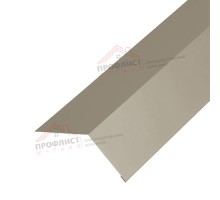 Планка карнизная широкая 100х85 0,5 Satin с пленкой