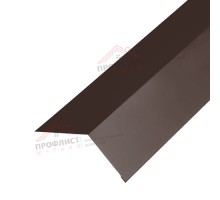 Планка карнизная широкая 100х85 0,5 Atlas с пленкой