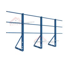 Ограждение кровли на фальц ОЦ-1200 L=3000мм+1ДТ (труба 40х20)