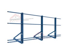 Ограждение кровли на фальц ОЦ-1200 L=3000мм+ФС (труба 40х20)