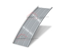 Продольно-гнутый фальц профилированный 550-0,5 GreenCoat Pural RR 21