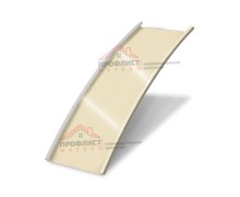 Продольно-гнутый фальц гладкий 550-0,5 Satin RAL 1015