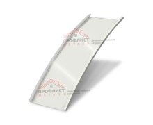 Продольно-гнутый фальц гладкий 550-0,5 Satin RAL 9003