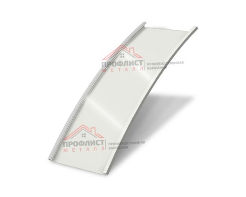 Продольно-гнутый фальц гладкий 550-0,5 Satin RAL 9003