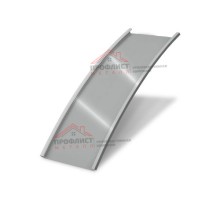 Продольно-гнутый фальц гладкий 550-0,5 Satin RAL 9006