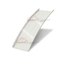 Продольно-гнутый фальц профилированный 550-0,5 Velur20 RAL 9003