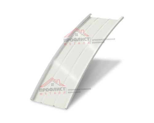 Продольно-гнутый фальц профилированный 550-0,5 Velur20 RAL 9003 Продольно-гнутый фальц профилированный 550-0,5 Velur20 RAL 9003