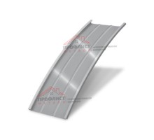 Продольно-гнутый фальц профилированный 550-0,5 Satin RAL 7004