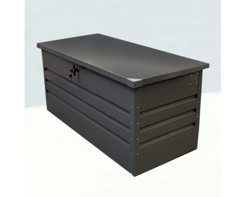 Ящик для хранения «Box metal» 1,32х0,61 м, толщина стали: 0,4 в пазах 0,6.