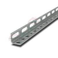 L-образный профиль перфорированный К237 50x36x2000, толщина 1,5 мм, оцинкованный