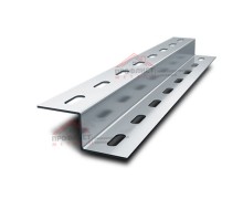 Z-образный профиль перфорированный К239 97x40x2000, толщина 2,5 мм, горячеоцинкованный