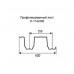 Профнастил Н114 с нестандартной шириной 0,40 м толщина 0,45 оцинкованный