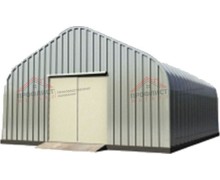 Быстровозводимый разборный ангар модель A 6.1x3.5, 2.4x2.4, 6.0