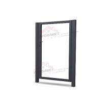 Калитка Жалюзи 2,50х1 RAL 7024 без заполнения