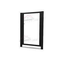 Калитка Жалюзи 2,0х1 RAL 9005 без заполнения
