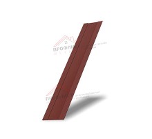 Крепежная планка жалюзи Milan,Tokyo 0,45 PE с пленкой RAL 3009 оксидно-красный