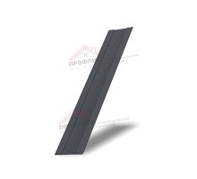 Крепежная планка жалюзи Milan,Tokyo 0,5 Satin с пленкой RAL 7024 мокрый асфальт