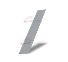 Крепежная планка жалюзи Milan,Tokyo 0,5 GreenCoat Pural BT, matt RAL 7040 серое окно