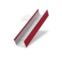 Крышка 65х40 жалюзи Milan,Tokyo 0,45 PE с пленкой RAL 3003 рубиново-красный
