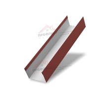Крышка 65х40 жалюзи Milan,Tokyo 0,45 PE с пленкой RAL 3009 оксидно-красный
