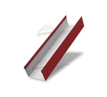 Крышка 65х40 жалюзи Milan,Tokyo 0,45 PE с пленкой RAL 3011 коричнево-красный