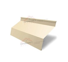 Ламель жалюзи Milan new 0,5 Satin с пленкой RAL 1015 светлая слоновая кость