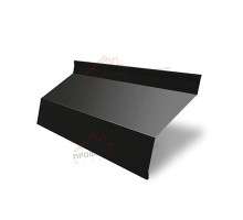 Ламель жалюзи Milan new 0,5 Quarzit Lite с пленкой RAL 9005 черный