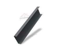 Декоративная накладка на столб жалюзи Milan,Tokyo 0,5 GreenCoat Pural BT, matt (RAL 7016 антрацитово-серый)