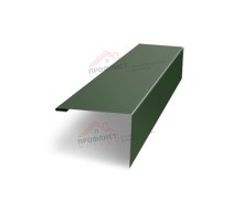Нащельник (для калиток и ворот) 25х35 жалюзи Milan, Tokyo, Palermo 0,5 GreenСoat Pural RR 11 темно-зеленый L1,68