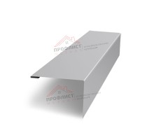 Нащельник (для калиток и ворот) 25х35 жалюзи Milan, Tokyo, Palermo 0,45 Print Elite Milky wood (L1,68)