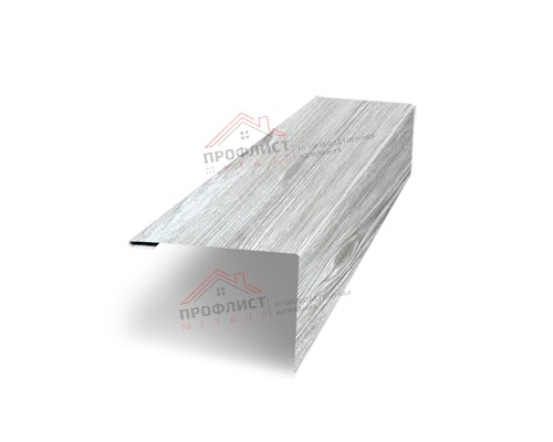 Нащельник (для калиток и ворот) 25х35 жалюзи Milan, Tokyo, Palermo 0,45 Print Elite Snow wood (L1,68) Нащельник (для калиток и ворот) 25х35 жалюзи Milan, Tokyo, Palermo 0,45 Print Elite Snow wood (L1,68)