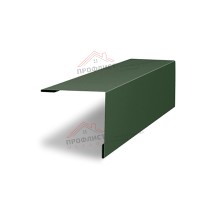 Планка завершающая 50х50 жалюзи Milan 0,5 GreenCoat Pural BT, matt RR 11 темно-зеленый